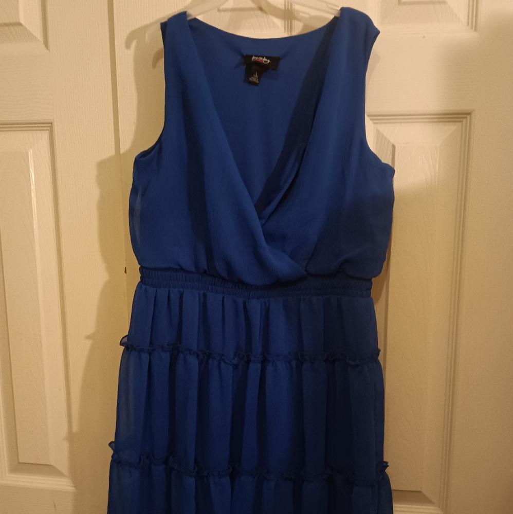 Girls Blue Dress Size 14